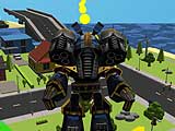 Герой робот: симулятор города 3D